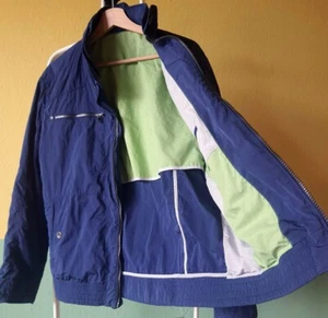 CALAMAR Outdoorjacke Königsblau Gemütlich Wasserdicht Outdoor vintage Gr:50 - Bild 1 von 16