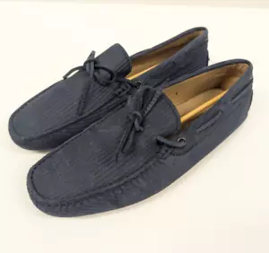 Zapatos para conducir Tod's Gommino azul marino nobuck con cable - Reino Unido 9 UE 43 - Precio de venta sugerido por el fabricante 510 GBP - Imagen 1 de 13