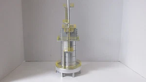 Ho,1:87 scale,oil heater component,scratch built,plastic & metal,silver & yellow - Picture 1 of 24