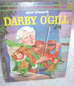 A Little Golden Book Darby O'Gill 1959 primera edición A - Imagen 1 de 4