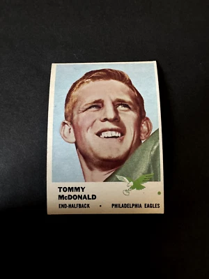 1961 Fleer HOF Tommy McDonald, #51, Ex Condition - Image 1 of 2
