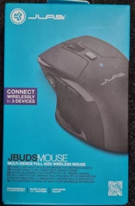 New! JBuds Wireless Mouse - Multi Device - Bluetooth & USB Connectivity - Picture 1 of 2