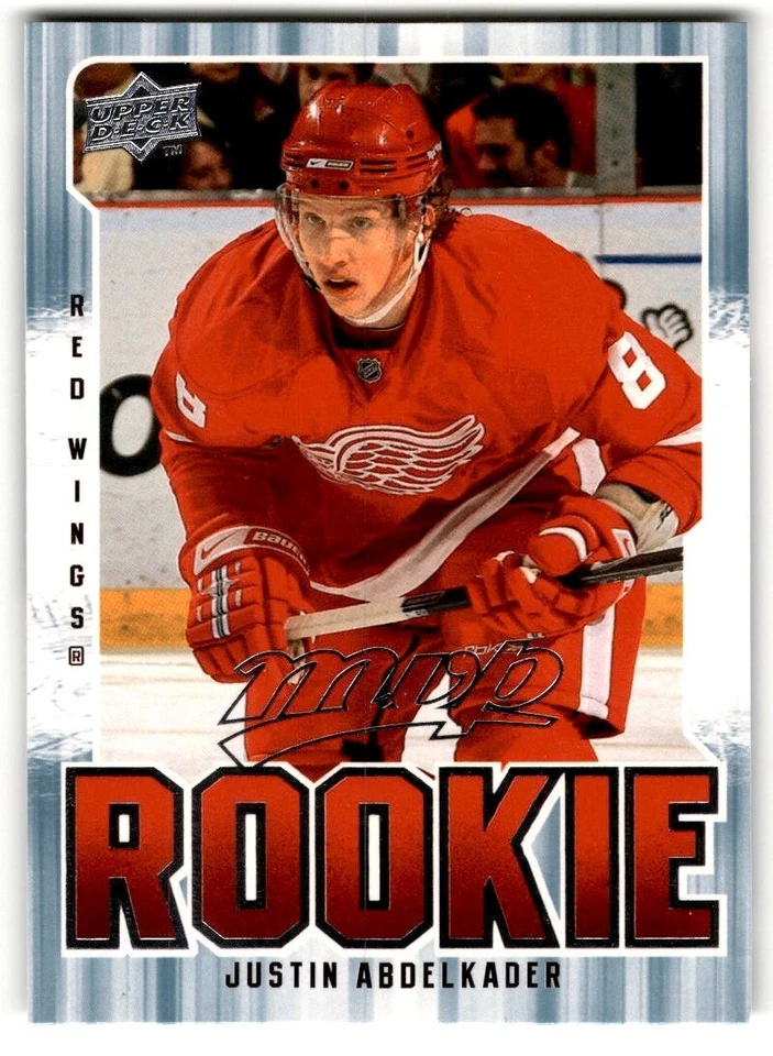 2008-09 Upper Deck MVP Justin Abdelkader Rookie #328 Detroit Red Wings - Image 1 of 2