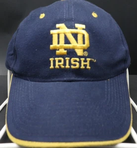 Gorra University of Notre Dame Irish Signatures azul ajustable - Imagen 1 de 8