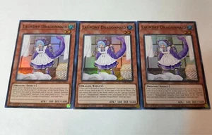 yugioh laundry dragonmaid super rare 3x ra03-en021 ra03 - Picture 1 of 1