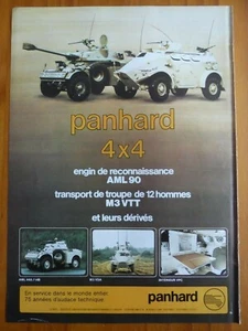 7/1978 PUB SCMPL PANHARD & LEVASSOR BLINDE PANHARD M3 VTT AML60 VPC FRENCH AD - Picture 1 of 1