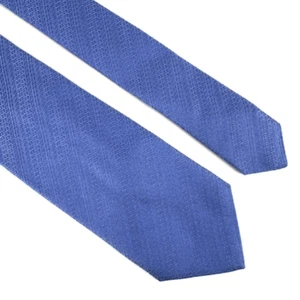 Cravatta uomo Dunhill 100% seta gelso jacquard made in Italy nuova con etichetta blu chiaro - Foto 1 di 8