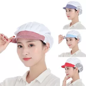 Food Servicer Chef Cap Cooker Work Hat Soft Cook Headwear  Catering - Picture 1 of 17