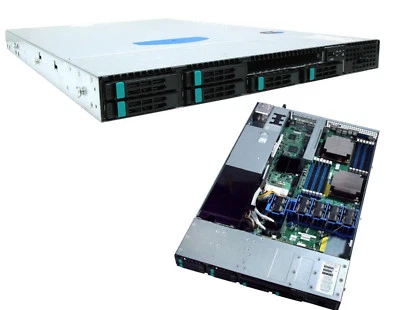 Neu 🔥 Intel Server System ✔ SR1625UR / ✔ mit 2x CPU Cooler 🔥 Neuware Open Box  - Bild 1 von 2