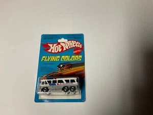 vintage hot wheels blackwall flying colors greyhound bus on card LOOK - Picture 1 of 8