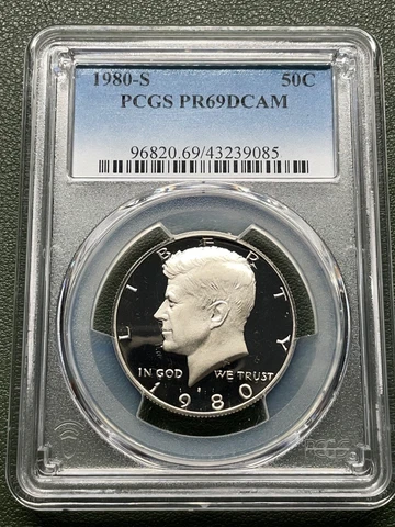 1980 S KENNEDY HALF DOLLAR PCGS PR69DCAM - FREE SHIPPING Cover