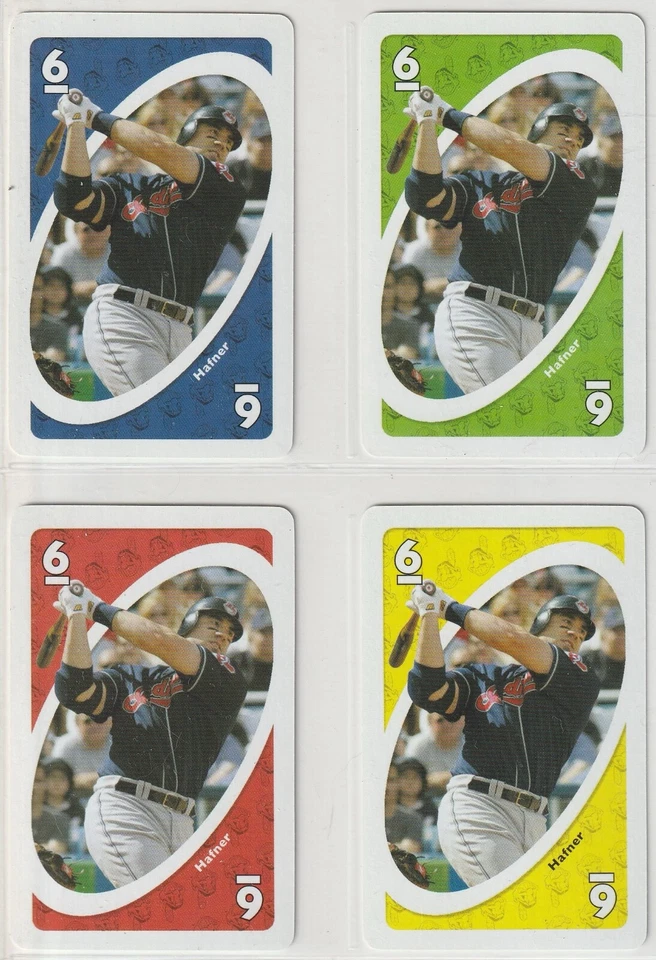 Travis Hafner 2006/07 Uno American League Stars - 4-Card Lot - Cleveland Indians - Image 1 of 1