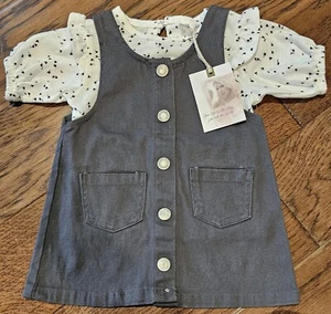 Jessica Simpson Baby Kleinkind Mädchen Größe 3-6 Monate 2-teiliges Kleid Set Neu mit Etikett! - Bild 1 von 5