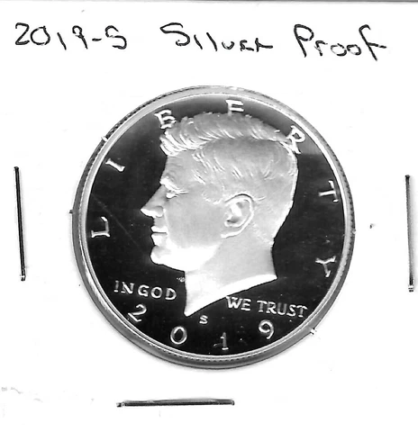 2019-S Silver Kennedy Half Dollar Proof Cover
