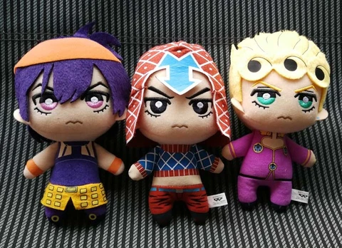 NEW jojo Bizarre Adventure Golden Wind Plush Giorno Narancia Mista plush Cover