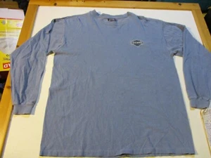 T-SHIRT HARLEY DAVIDSON MOTORCYCLES RICAMATA L/S LG HIGHLAND HDMC SOMERSET PA - Foto 1 di 10