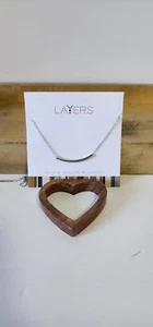 Layers Silver Necklace - Picture 1 of 3