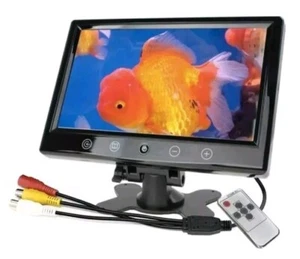 MONITOR LCD 10.1 POLLICI PULSANTI A SFIORAMENTO TELECOMANDO 2 INGRESSI AV AUTO - Foto 1 di 2