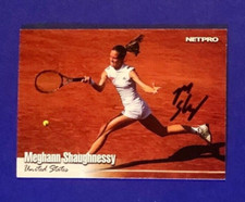 MEGHANN SHAUGHNESSY 2003 NetPro  SIGNED / AUTOGRAPH Tennis Card #41