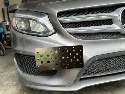 Bumper Tow Hook License Plate Mount Bracket for Mercedes-Benz B-Class 2012-2014 - Image 1 of 4