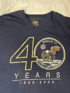 NASA Apollo 11 40 Years Celebrate Apollo 2009 Eagle Commemorative Shirt Large - Picture 1 of 7
