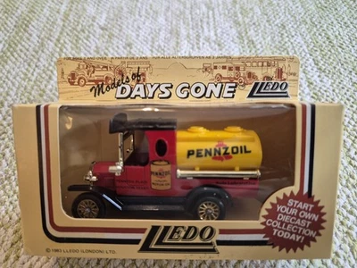 Lledo Days Gone By 1928 Model T Ford Tanker Pennzoil 1:64 Diecast Car - Image 1 of 2