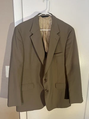 Vintage Kingsridge Mens Beige/Tan Blazer Jacket size 44R St Petersburg, FL - Image 1 of 4
