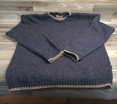 Suéter de Colección Woolrich Nottingham Tweed Para Hombre Mezcla de Lana Mediana Cuello Redondo Foto 1 de 4