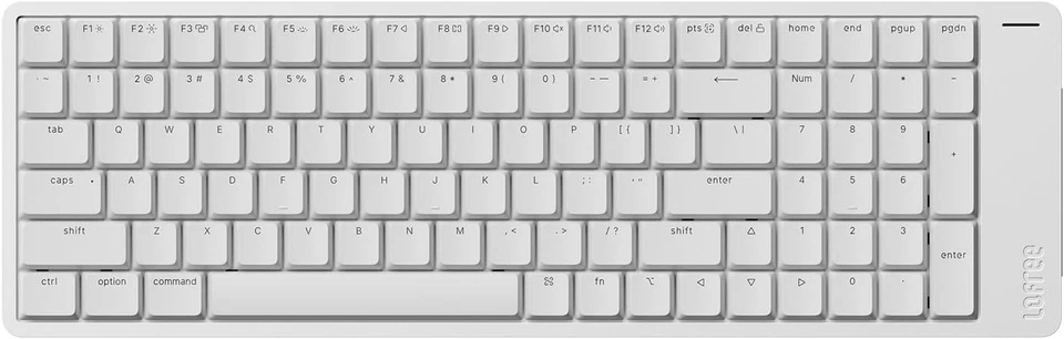 Lofree Flow 2 Low Profile Mechanical Keyboard - Silver - 84 keys US-Layout - Image 1 of 4