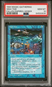 1994 Magic: The Gathering High Tide Fallen Empires-Weber PSA 10 - Picture 1 of 2