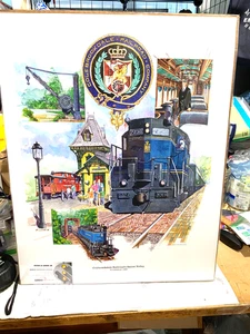 16"x 20" Colbrookdale Railraod's Secret Valley Est.1869, Peter A. Lerro Jr - Picture 1 of 7