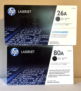 Original HP 26A Toner schwarz CF226A & 80A Toner schwarz CF280A offene Boxen/Neugeräte - Bild 1 von 10