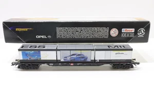 H0 ROCO Millenium Express DB Containertragwagen Opel Güterwagen DC OVP N102 - Picture 1 of 2