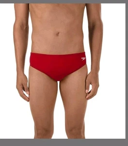 New Speedo Boys Youth The One Swim Race Brief Red 26" - Picture 1 of 5