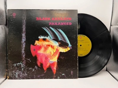 Black Sabbath Paranoid Original 1970 WS-1887 LP 1st Press GREEN ARTISAN Vinyl EX - Image 1 of 4