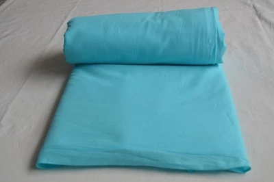 5 Yard Plain Fabric Sky Blue 100%Cotton Fabric NO TARRIF CHARGES 100%✅ ZK_74 - Image 1 of 4