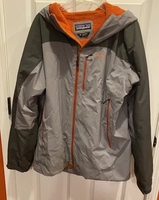 Patagonia Rain /Winter Coat Jacket Gray & Orange Men's XL - Image 1 of 4