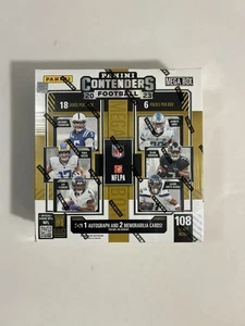 2023 Panini Contenders Football Mega Box 1 Auto & 2 Memo Per Box - Picture 1 of 2