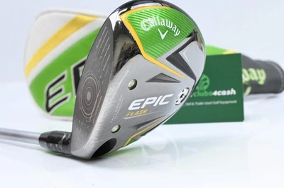 Left Hand Callaway Epic Flash #3 Wood / 15 Degree / Regular Flex Evenflow Green - Image 1 of 4