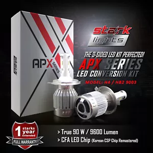 Stark APX 90W 9600LM LED 6000K Blanco Faro Doble Hi/Lo Kit - H4 HB2 9003 - Imagen 1 de 7