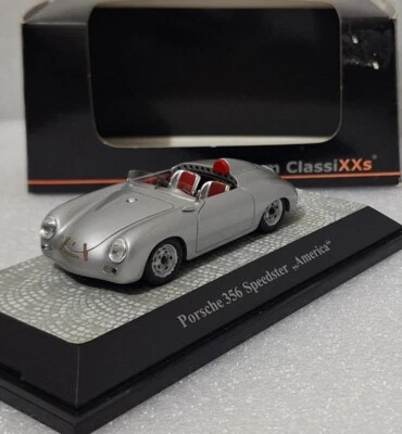 Porsche 356 Speedster America 1948 Silver 1:43 Premium Classixxs 18030 RARE! (9) - Image 1 of 4