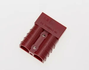 75A Red Power Pole Connectors and 6AWG 16mm² Contacts - 5 Pairs - Picture 1 of 2