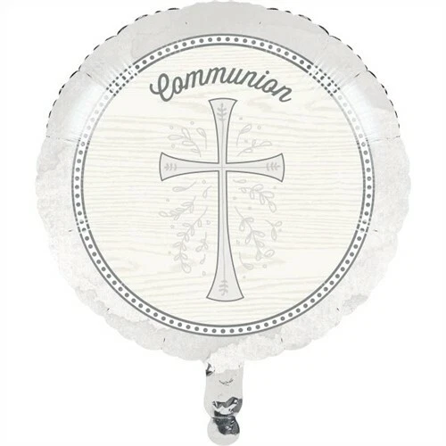 Globo de aluminio de comunión de plata Divinidad suministros de fiesta religiosa decoraciones Foto 1 de 1