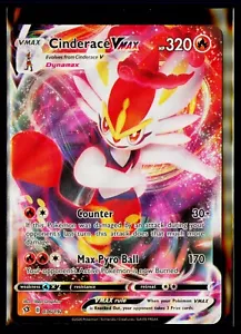 Pokemon Cinderace VMAX 036/192 Swsh02: Rebel Clash Holo! Pokemon TCG! - Imagen 1 de 2