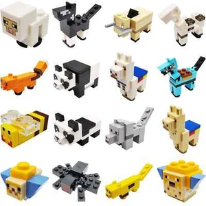 LEGO® Minecraft™ Tiere | Pferde | Spinne | Hoglin | Biene | Pufferfish | Wolf - Picture 1 of 17