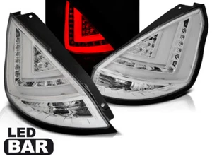LED rear lights for Ford Fiesta Mk7 HB 2012-2014 2015 2016 VR-785 Chrome Bar - Picture 1 of 5