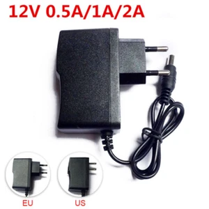 12V 500MA 0.5A 2A to DC Power Adapter Supply Charger For LED Strip light CCTV - Picture 1 of 8