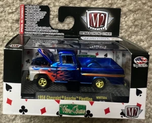 M2 Machines 1958 Chevrolet Apache Fleetline Wild Cards Chevy WMTS04 15-68 Chase - Picture 1 of 4