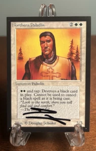 MTG Northern Paladin Alpha Beta Signed Artist Proof AP Magic Vintage - Picture 1 of 2