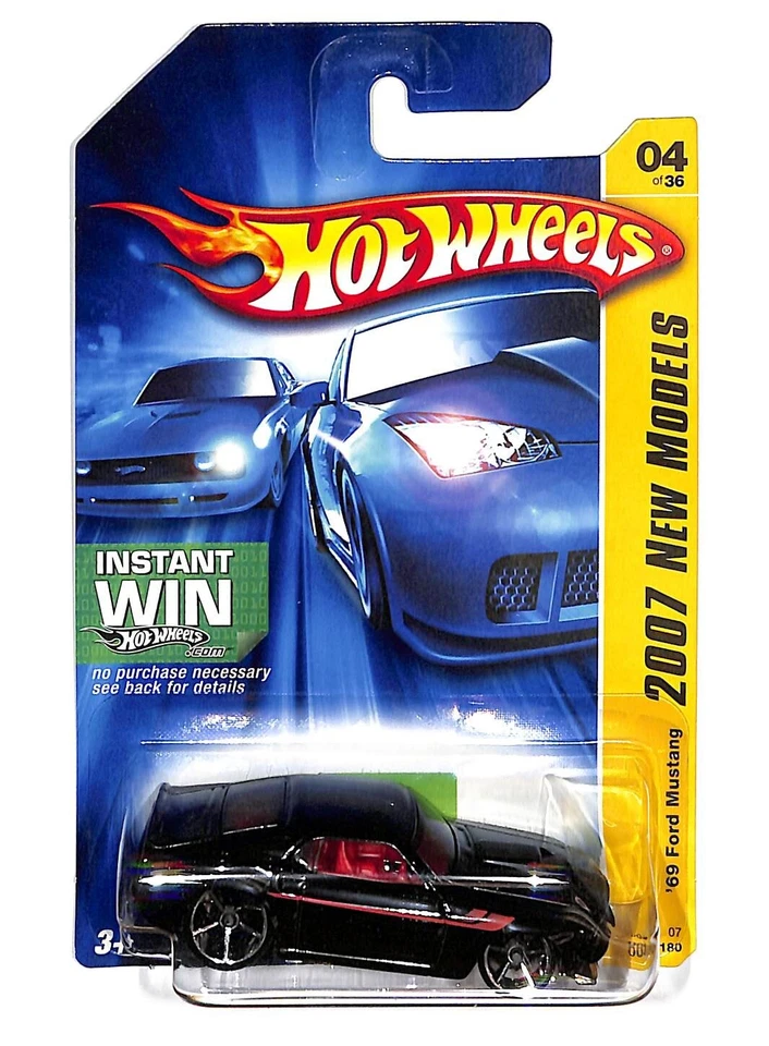 Hot Wheels 2007 новые модели - ' 69 Ford Mustang - черный - 04 из 36 - Изображение 1 из 1